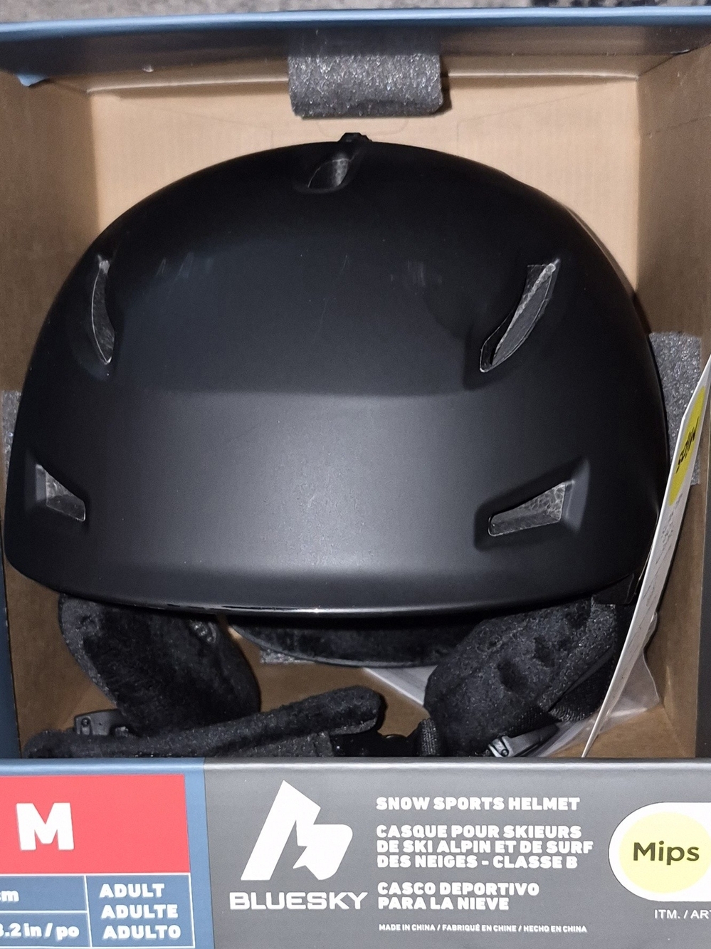 Blue Sky Matte Teal Snow Sports Helmet